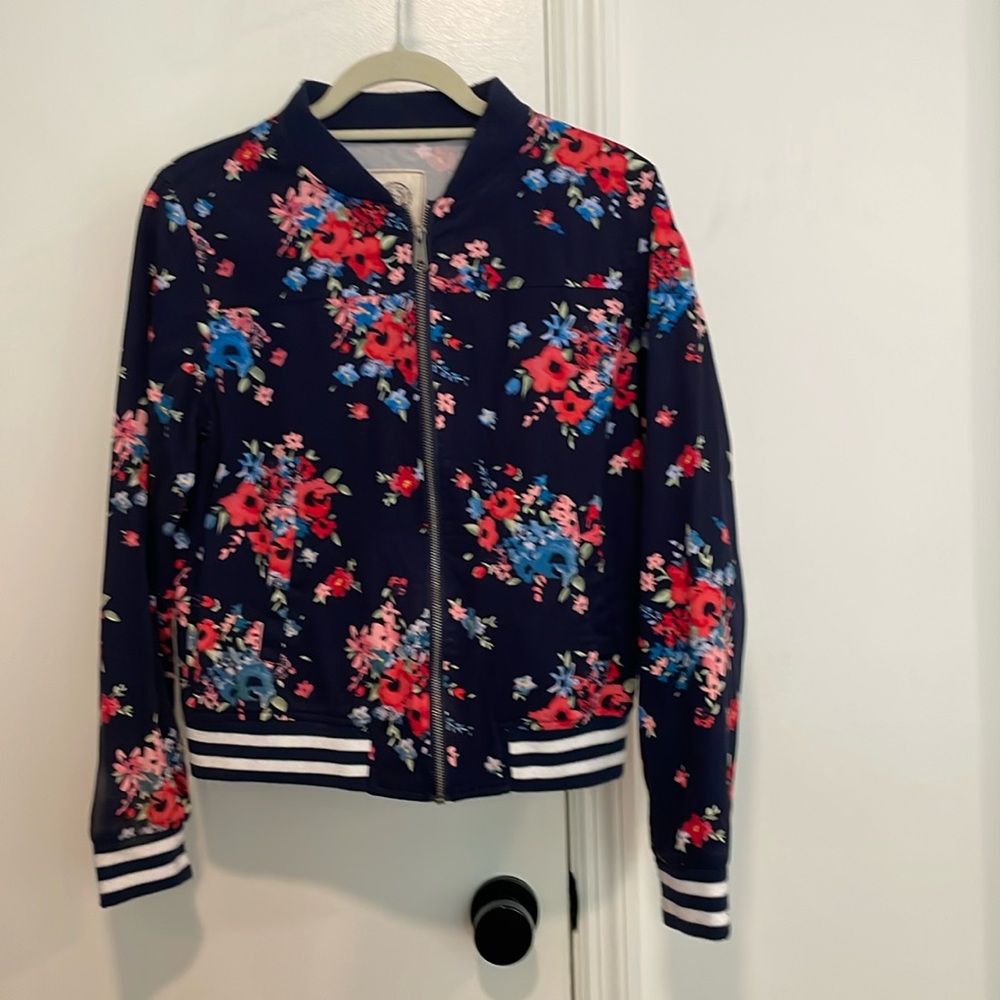SO Junior brand from Kohls  Flower Jacket